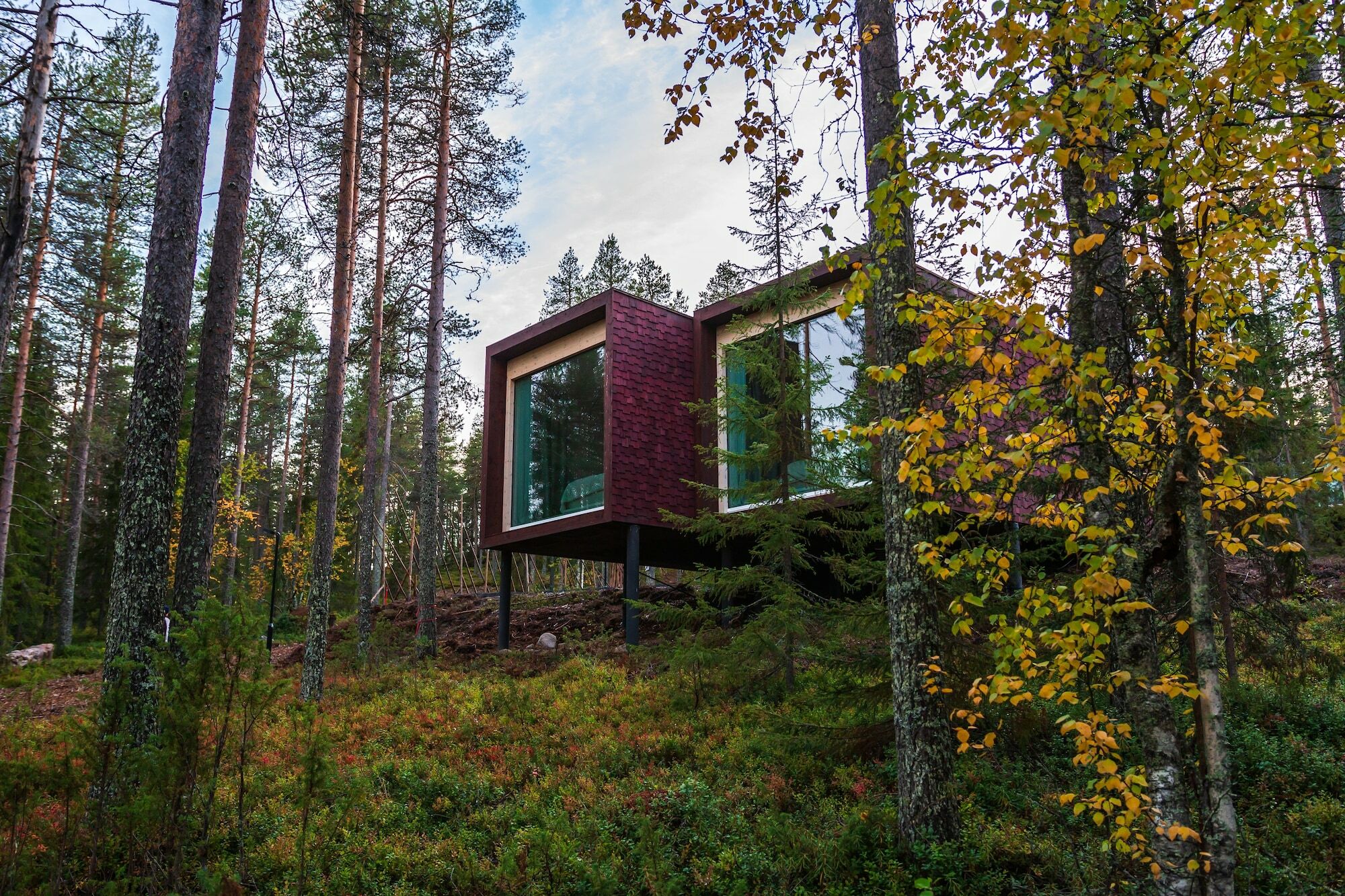 Arctic Treehouse Hotel Рованиеми Екстериор снимка